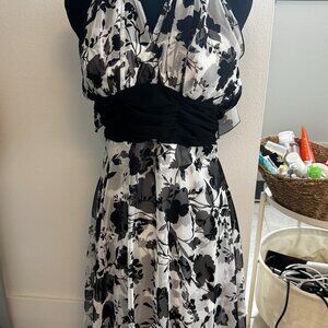 Beautifully Black and White Summer Dress